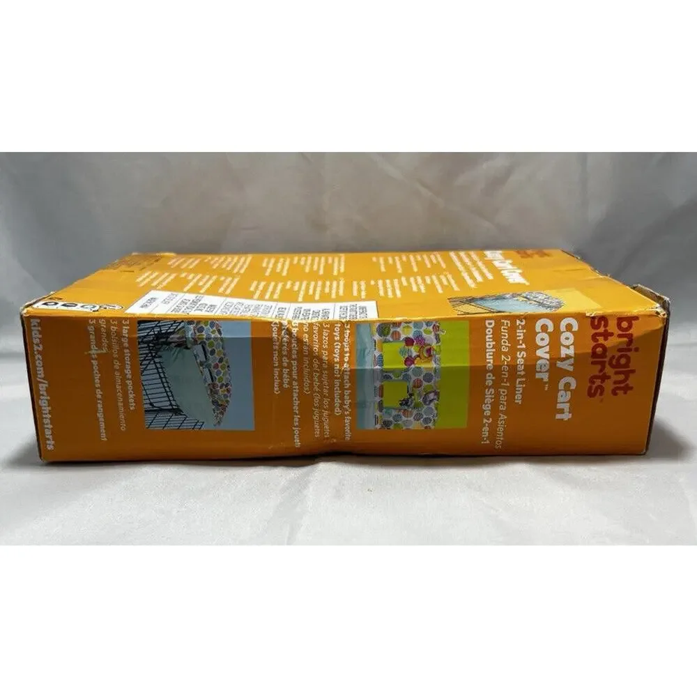 Bright Starts Cozy Cart 2 in 1 High Chair and Cart Cover. Circles. NEW